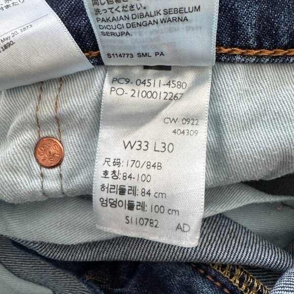Levi's 511 Jeans in Blue, size 33/30 - Picture 4 of 7